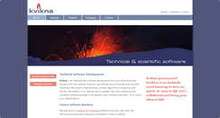 Desktop Screenshot of kvikna.com